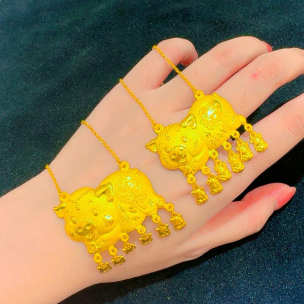 Dây Chuyền mặt Heo 1 chỉ 7 