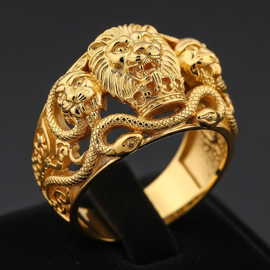 Mẫu nhẫn vàng 9999 nguyên khối tinh xảo với họa tiết chạm khắc