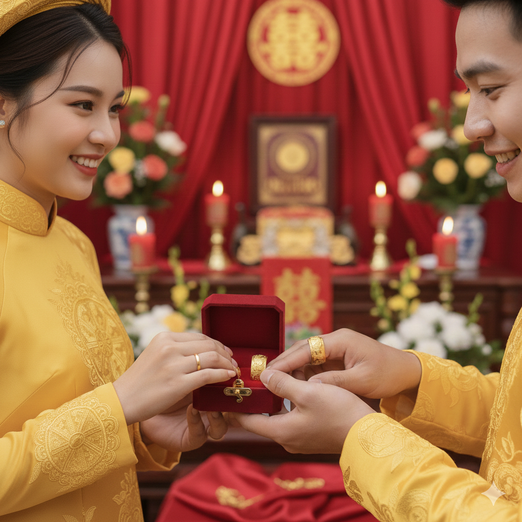 Nhẫn Vàng Cưới 