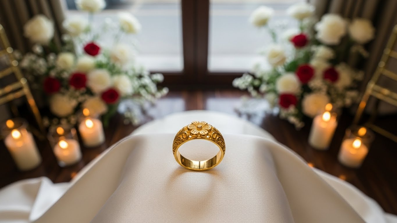 nhẫn vàng cưới 24k