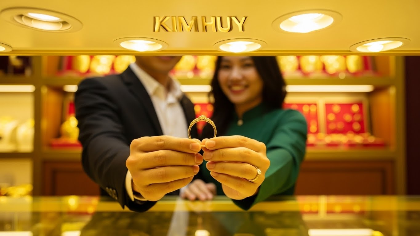 nhẫn vàng cưới 24k